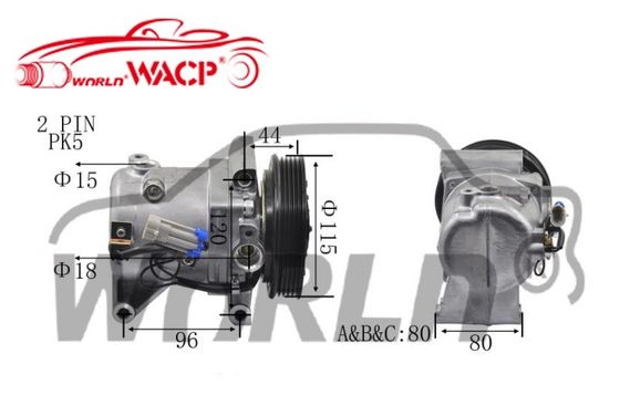 オーケストラ600.225 パリオ・ファイア・ウノ・シエナ用の自動車エアコンコンプレッサー 51786321 WXFT023