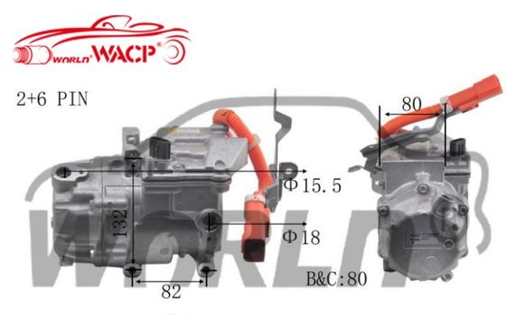042200082084 0422000621 トヨタ・プリウス レクサス CT200H 1.8 WXHB004用の電気自動車 ACコンプレッサー