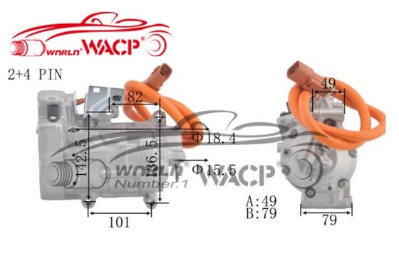 SHS27M4230 ホンダ用エアコン コンプレッサー ウェゼル用 GP5 1.5ハイブリッド WXHB060